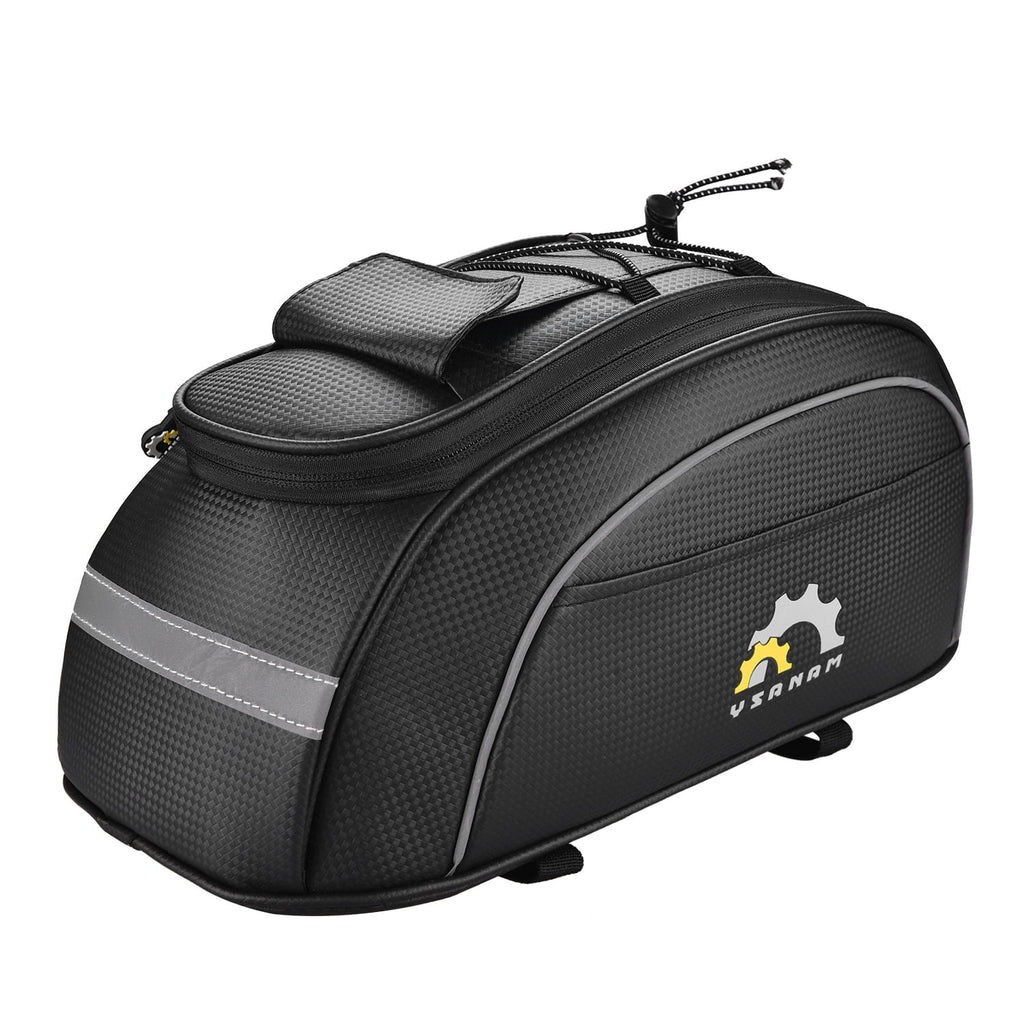 Tomshoo Waterproof Cycling Insulated Cooler Bag MTB Bike Trunk Bag Rear Rack Bag Storage Luggage Carrier Bag Pannier