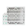Exact Size: 19-1/2 x 19-1/2 x 3-3/4. Box of 4. Glasfloss ZL 20x20x4 MERV 10 Pleated AC Furnace Air Filters