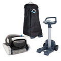 Dolphin Explorer E30 Automatic Robotic Pool Cleaner with Universal Caddy and Classic Caddy wrap, Ideal for In-Ground Swimming Pools up to 50 Feet