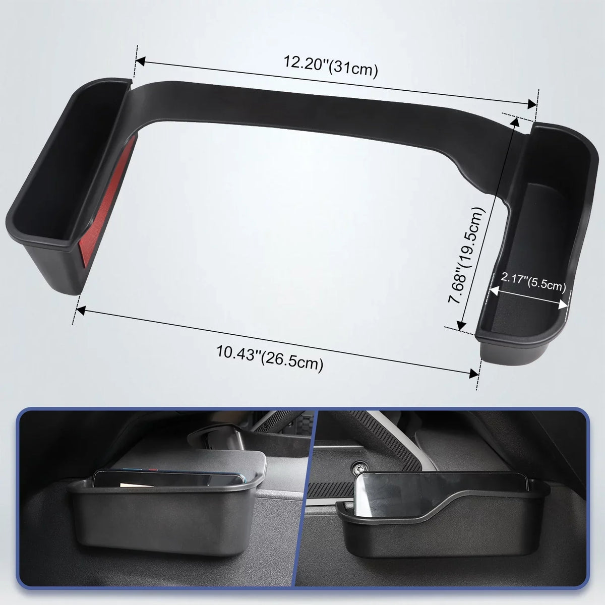 MFC Gear Shifter Storage Box Side Pocket suitable with for 2021 2022  Bronco Accessories 2/4D