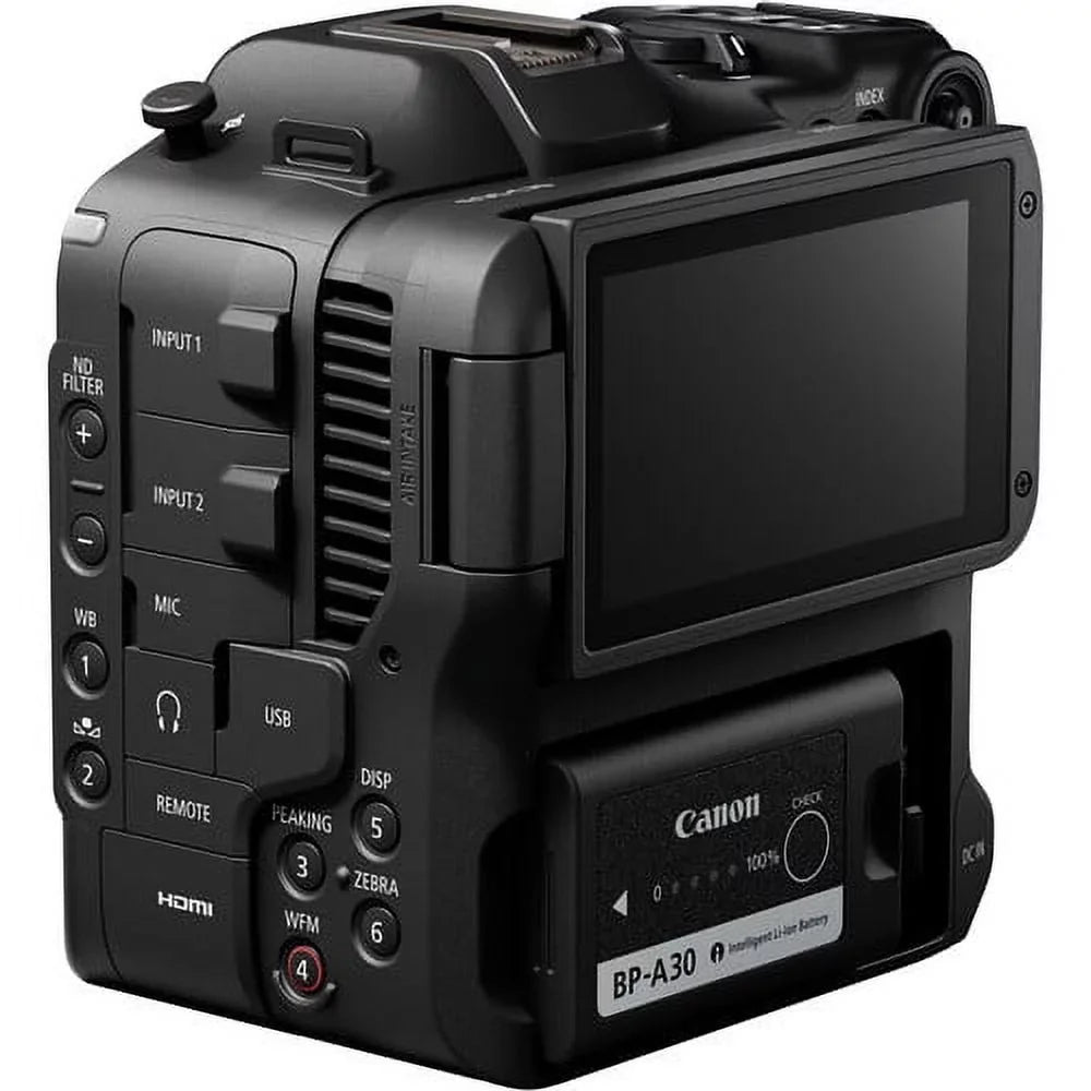 EOS C70 Cinema Camera (RF Lens Mount) 4507C002 - Essential Bundle Includes: Sandisk Extreme Pro 64GB SD, Memory Card Reader, Gadget Bag, Blower, Microfiber Cloth and Cleaning Kit