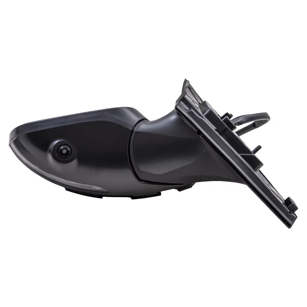Brock Aftermarket Replacement Driver Left Power Mirror With Heat-Signal-Camera Paint To Match Black appropriate With 2020-2021 Nissan Sentra