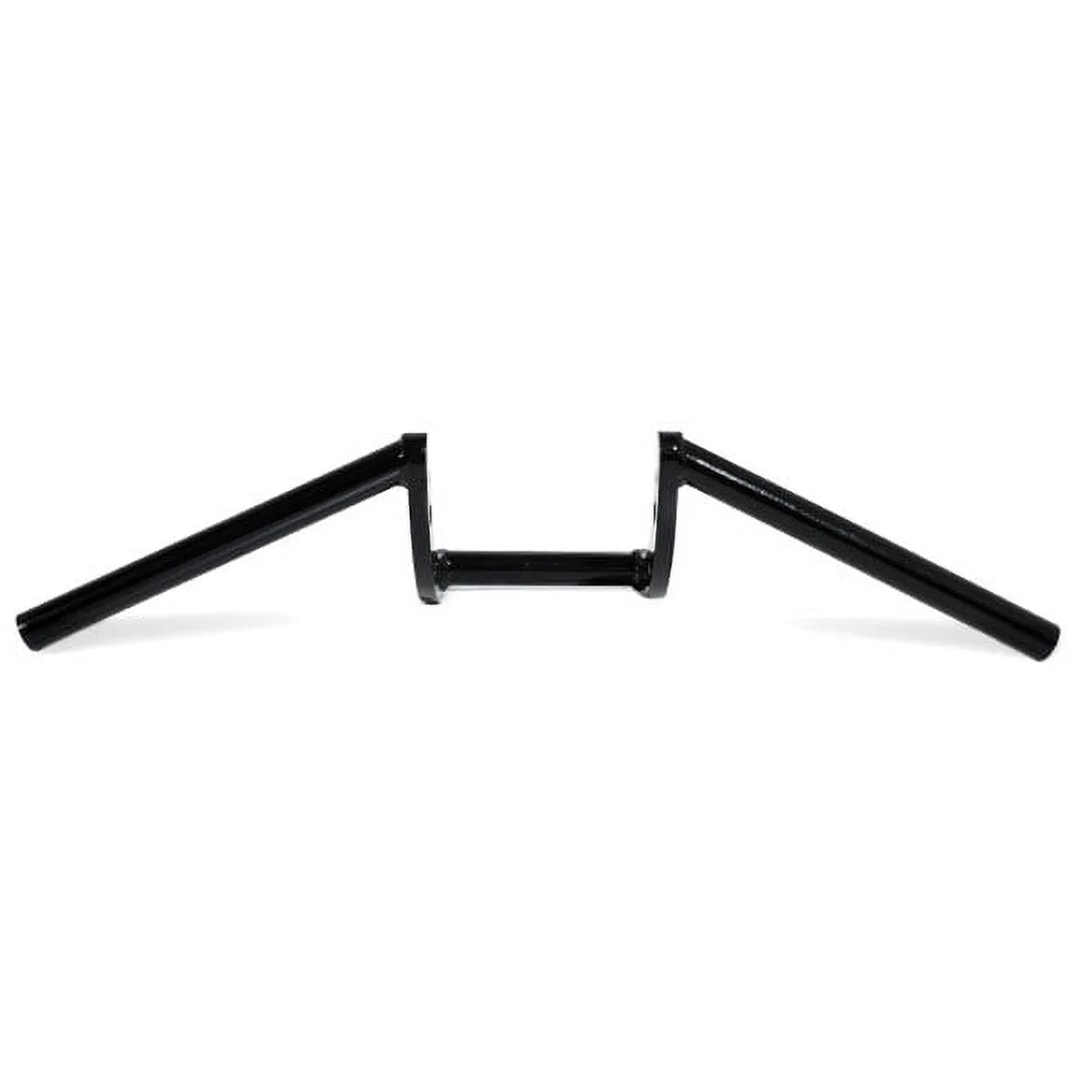 Krator Motorcycle Handlebar 1" Black Z-Bars Cruiser Bike suitable with Harley Davidson Police FLHP