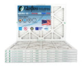 Glasfloss 20x34x1 - MERV 10 -Qty:6 - Furnace Air Filter - Made in USA (Actual Size: 19.5 x 33.5x7/8 inch)