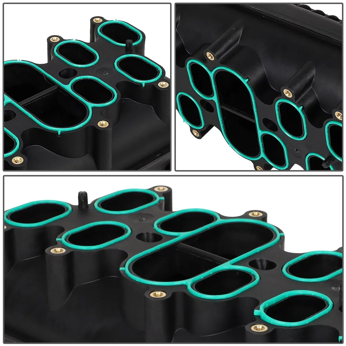DNA Motoring OEM-ITM-010 For 2000 to 2018  E350/E450/F250 F350 F450 F550 Super Duty Excursion 6.8L Engine Intake Manifold Lower Kit 01 02 03 04 05 06 07 08 09 10 11 12 13 14 15 16 17