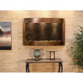 D. W x 6in. H x 54in. Adagio  Calming Waters Rustic Copper Black Featherstone Wall Fountain - Black - 35in