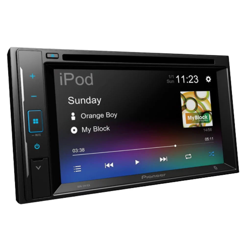 KIT2607 Bundle with Pioneer Multimedia DVD Car Stereo and Installation Kit - for 2014-2015 Nissan Rouge w/Base Radio / Bluetooth Touchscreen, Backup Camera, 2 Din Dash Kit