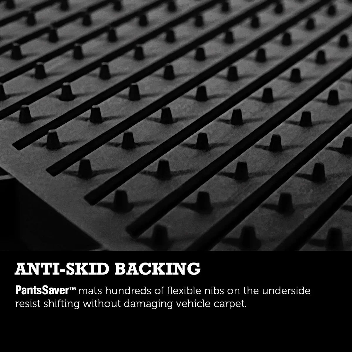 PantsSaver Custom Fit Car Floor Mats for Dodge Grand Caravan 2018, 4 pc, All climate Protection for vehicles, Heavy Duty climate impervious Plastic,Gray