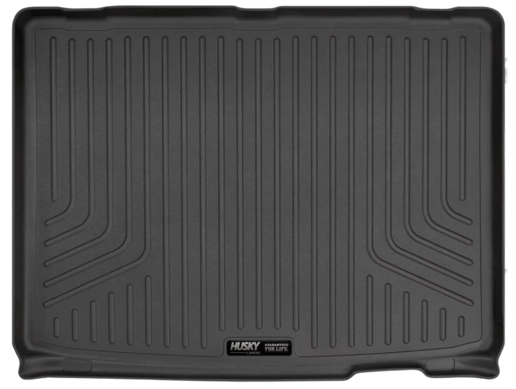 Husky by RealTruck Weatherbeater Series Cargo Liner Behind 3rd Seat Black appropriate with 11-19  Explorer; behind and under upright 3rd Seat