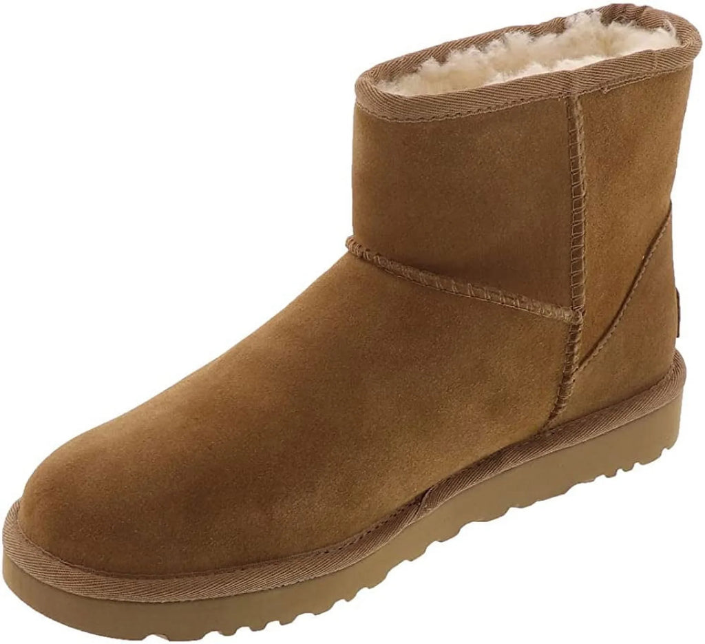 UGG Women's Classic Mini Side Logo Ii Boots  CHESTNUT