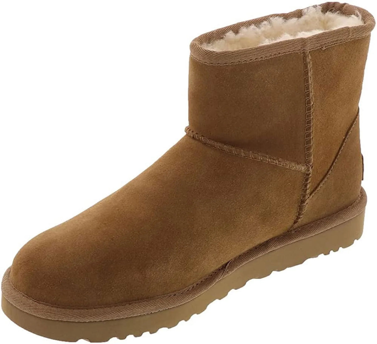 UGG Women's Classic Mini Side Logo Ii Boots  CHESTNUT