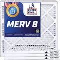 Filter King 9x58x1 Air Filter | 4-PACK | MERV 8 HVAC Pleated A/C Furnace Filters | MADE IN USA | Actual Size: 9 x 58 x .75"