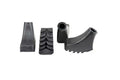 mons peak ix nordic walking poles rubber tips (4-pack)