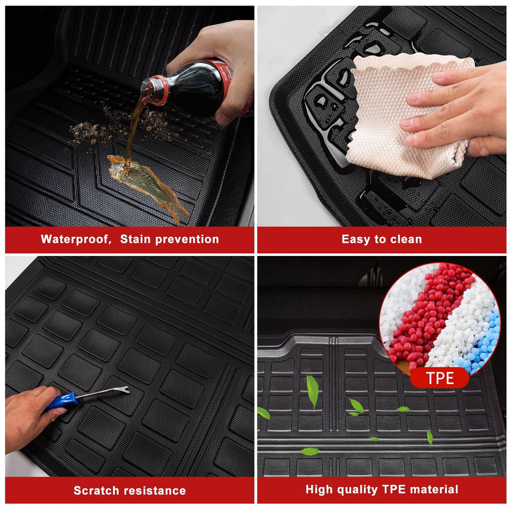 Fit 2023 2024 Honda CRV Cargo Mat Trunk Mat All elements Cargo Liner 2023 CR-V Fuel Accessories Non-Hybrid