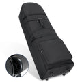 Wossspt Soft Golf Travel Bags with Stabilizing Straps, Upgraded Rubber Wheels, Heavy Duty 900D Polyester Oxford Wear immune，Extra Storage Pocket
