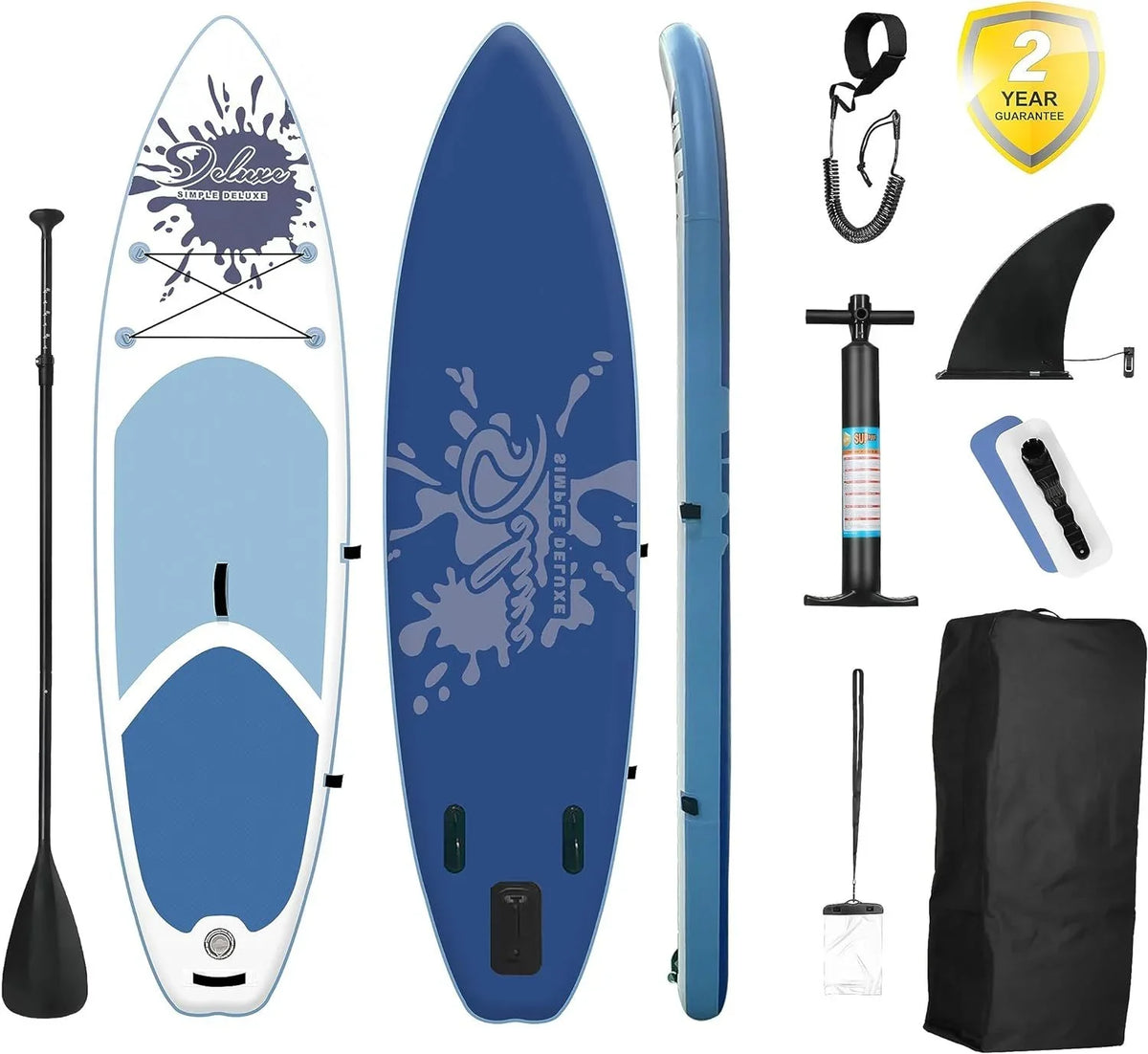 Deluxe Pink Inflatable Paddle Board - 27.55 - Ultimate aqua Performance
