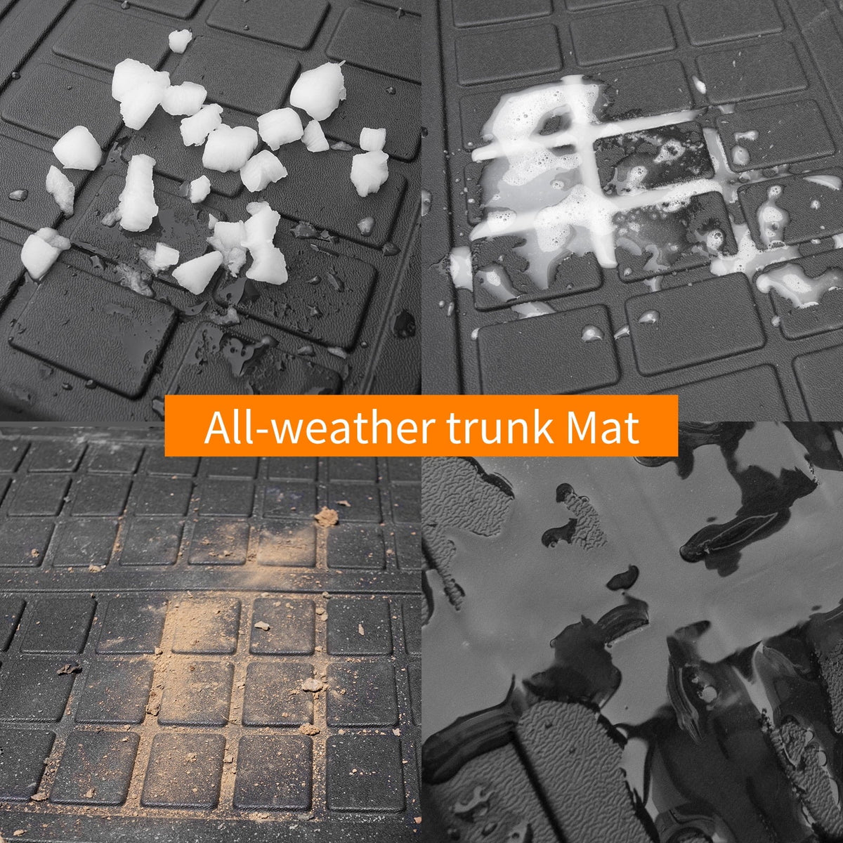 Fit 2019 2020 2021 2022 2023  Rav4 Trunk Mat TPE Cargo Liner All elements Rubber Mat  Rav4 Accessories (Rear Trunk Mat)