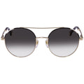 Carolina Herrera Gradient Grey Round Ladies Sunglasses SHE173 0301 53