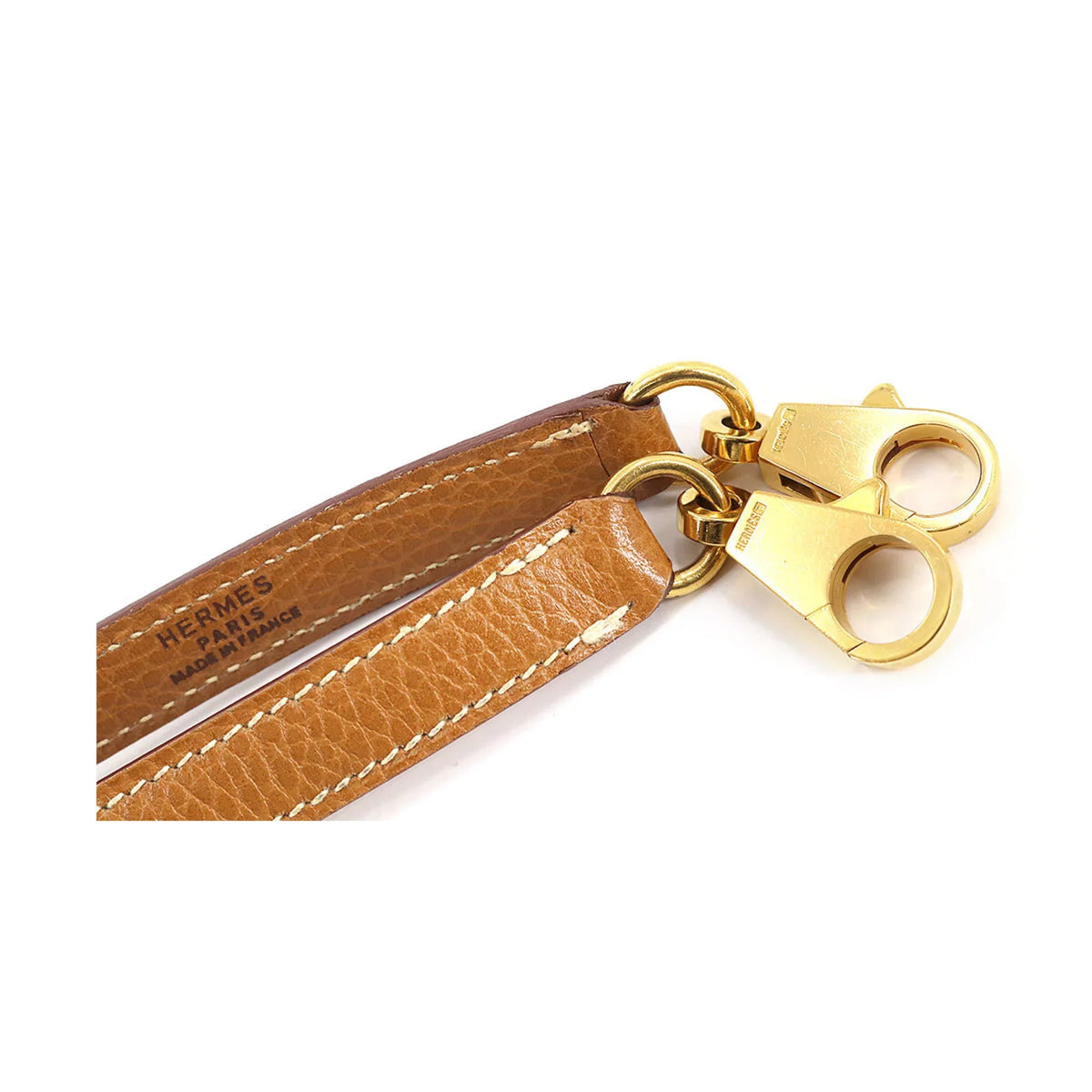 Pre-Owned Hermes HERMES Kelly Bolide shoulder strap Ardennes gold Shoulder (Good)
