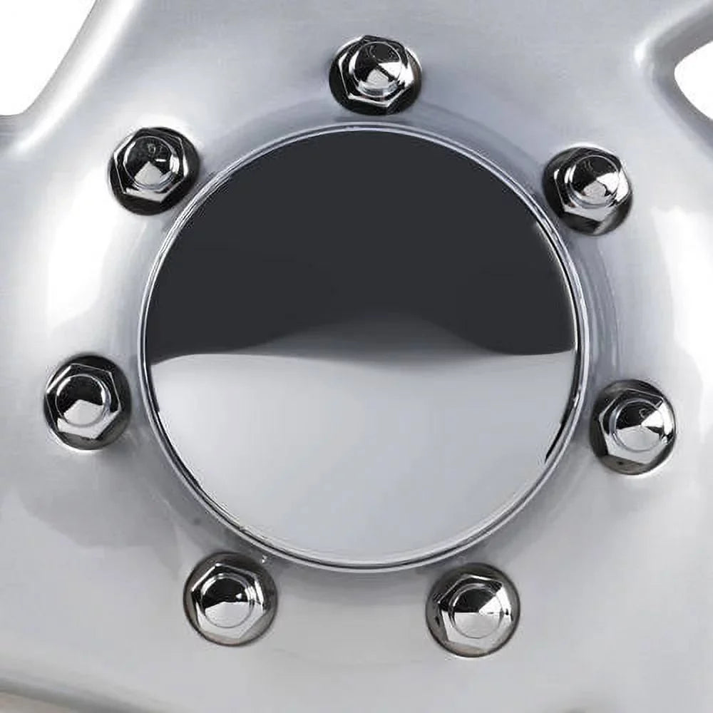 BDK  E-Series Style Hubcaps Wheel wrap, 16" Chrome Replica wrap, 4 Pieces