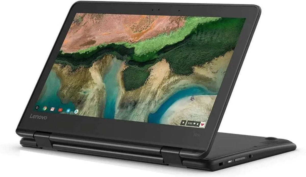 300e Chromebook 2nd Gen MTK 11.6" Touchscreen (MediaTek MT8173C, 4GB RAM, 32GB) Convertible 2-in-1 Laptop - Black - W/Spot, Scratch & Dent
