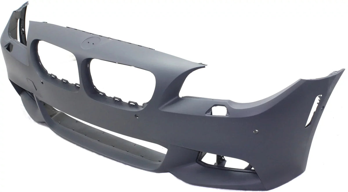 Front BUMPER protector suitable For  5-SERIES 2014-2016 Primed with M Pkg with PDC Sensor Holes and Side View Cam Sedan/Hybrid