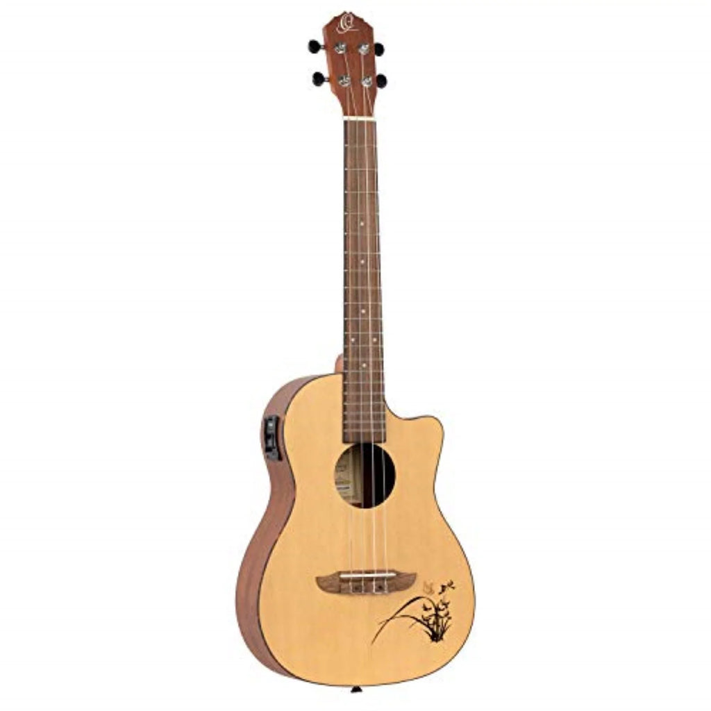 Ortega Bonfire Series Acoustic Electric Ukulele Bass