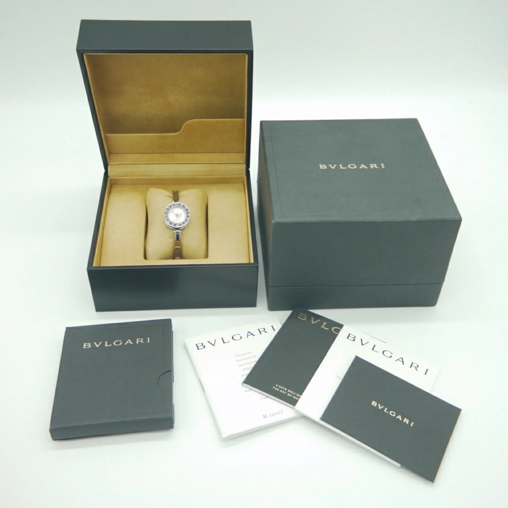 Pre-Owned BVLGARI B-zero1 Quartz Ladies Watch Heart Dial BZ22S Y03007 (Good)
