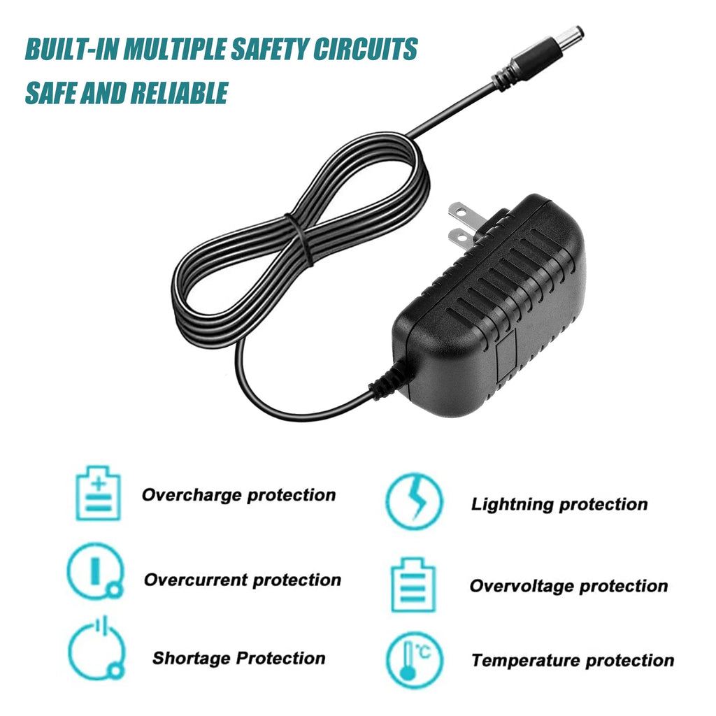 Omilik 12V AC DC Adaptor Charger matching with SumVision Cyclone Primus 2TB Media player power