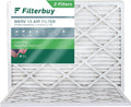 Filterbuy 25x32x1 MERV 13 Pleated HVAC AC Furnace Air Filters (2-Pack)