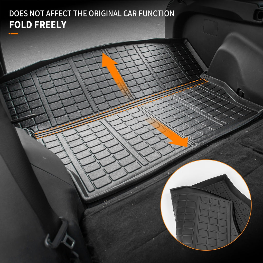 Fit 2019 2020 2021 2022 2023  Rav4 Trunk Mat TPE Cargo Liner All elements Rubber Mat  Rav4 Accessories (Rear Trunk Mat)