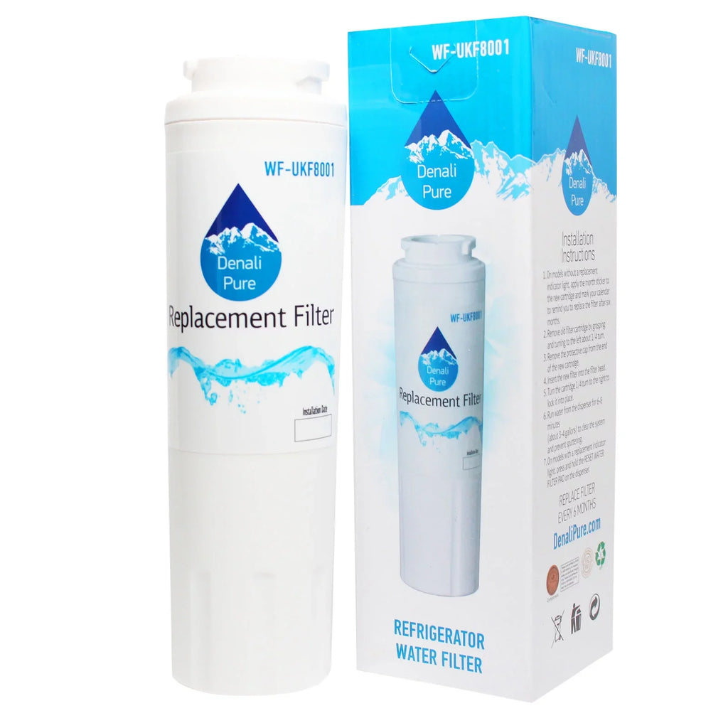 5-Pack suitable with Amana ARSE67RBW Refrigerator liquid Filter - appropriate with Amana UKF8001AXX Fridge moisture Filter Cartridge