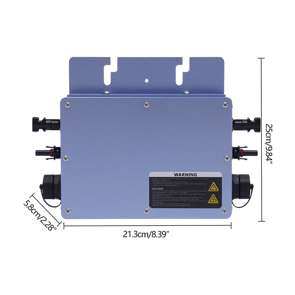 SHZICMY 600W 110V Solar Micro Inverter Grid Tie MPPT Pure Sine Wave DC to AC Waterproof