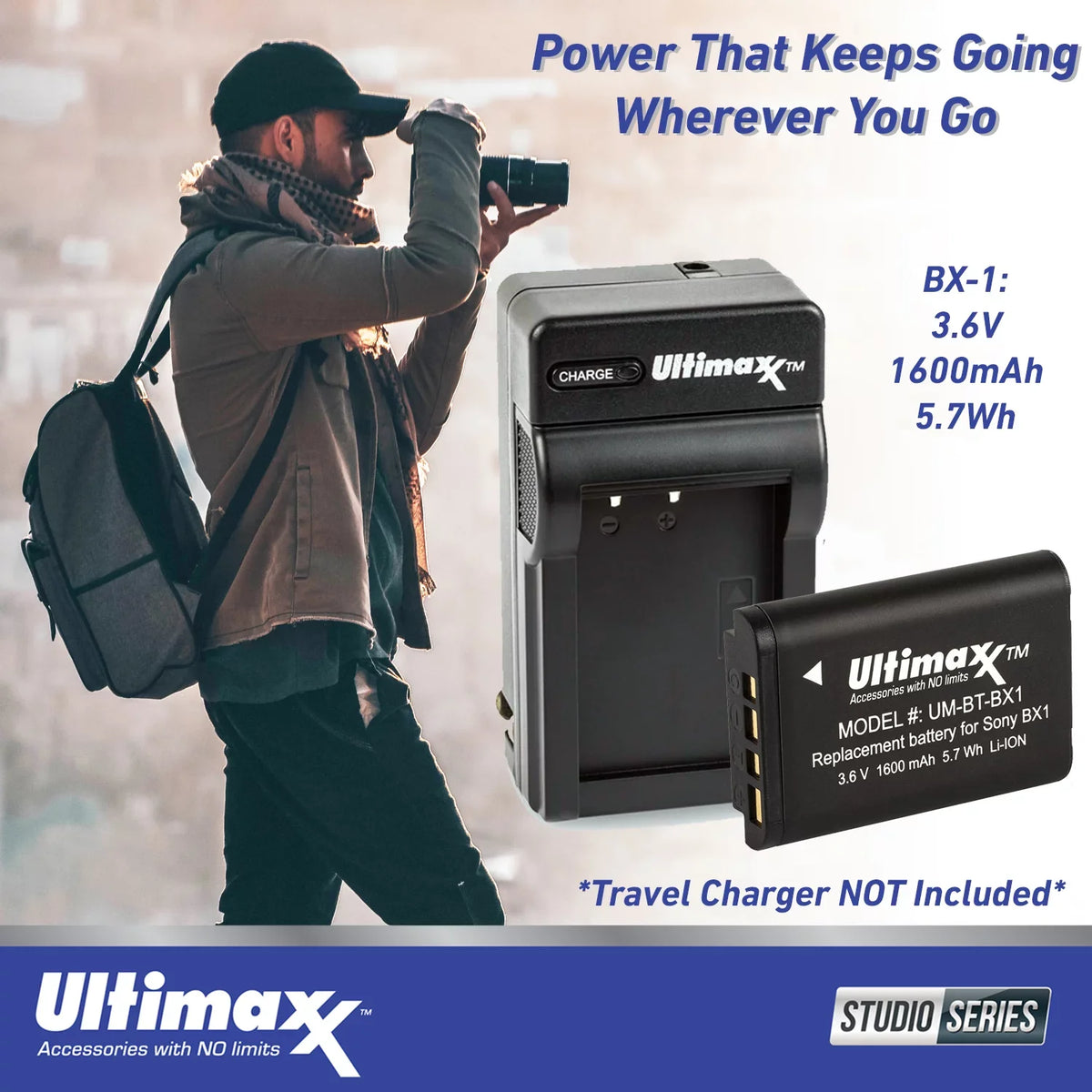 Ultimaxx Essential  ZV-1F Camera Bundle (White) - Includes: 64GB Extreme Memory Card, 4PC Macro Close-Up Filter Kit, Replacement Battery & More (20pc Bundle)