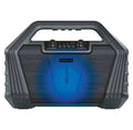 8W-Max Portable Bluetooth Rechargeable Light-up Speaker with FM Radio, Black (Refurbished). Restored Proscan PSP571 4 in