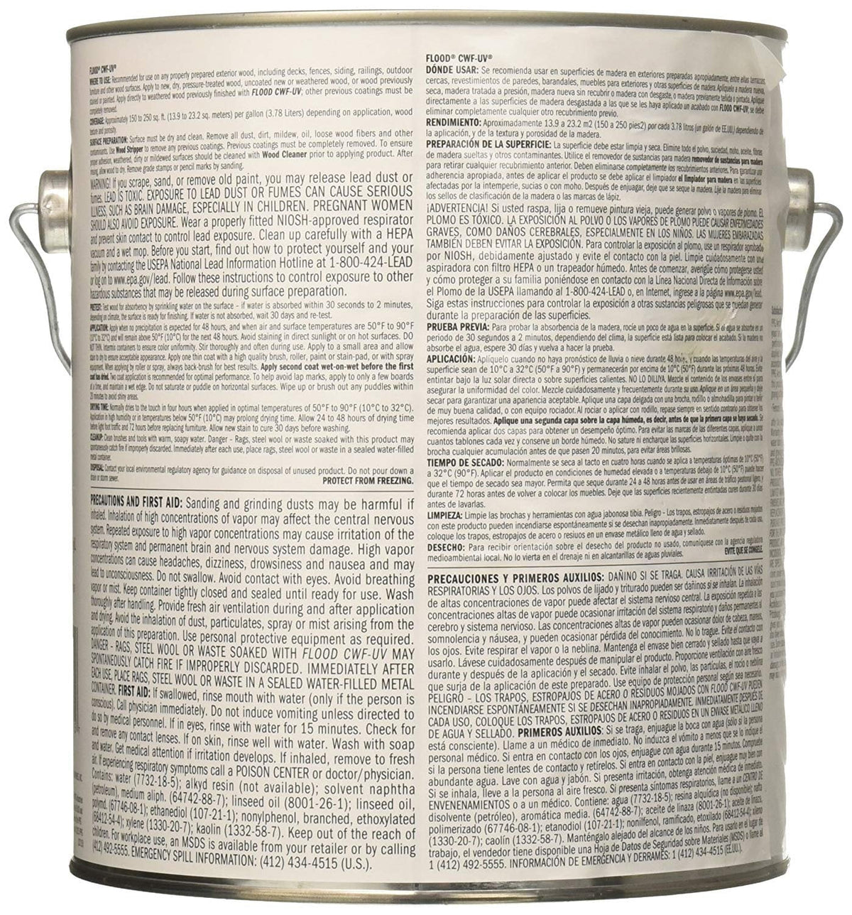 Flood Series FLD521-01 1G CWF-UV Redwood 275 VOC