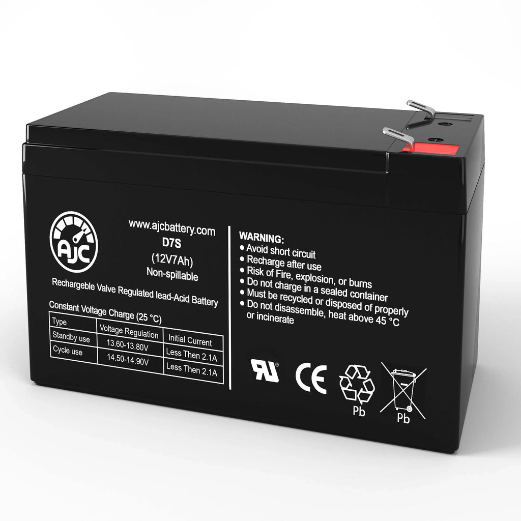 AJC Battery suitable with Cybex Diagnostic Equipment 6000 Dynamometer 12V 7Ah Fitness Equipment Replacement Battery