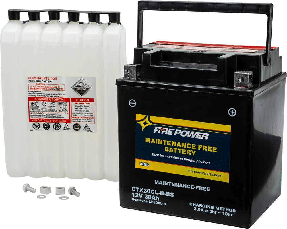 Fire Power Maintenance Free Battery CTX30CL-B-BS suitable With Sea-Doo RXP 155 2007-2008