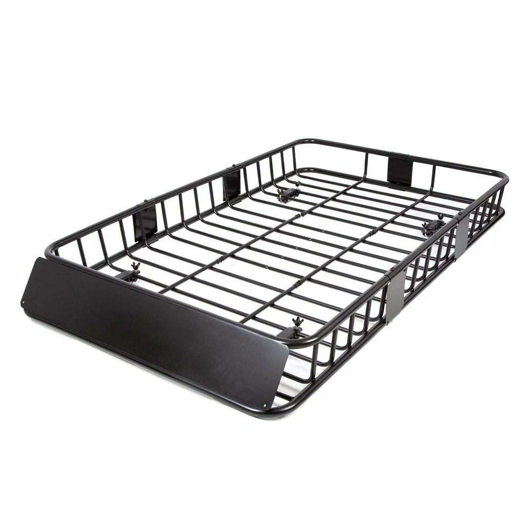 Teledu 64'' Universal Roof Rack w/Extension Cargo SUV Top Luggage Carrier Basket Holder