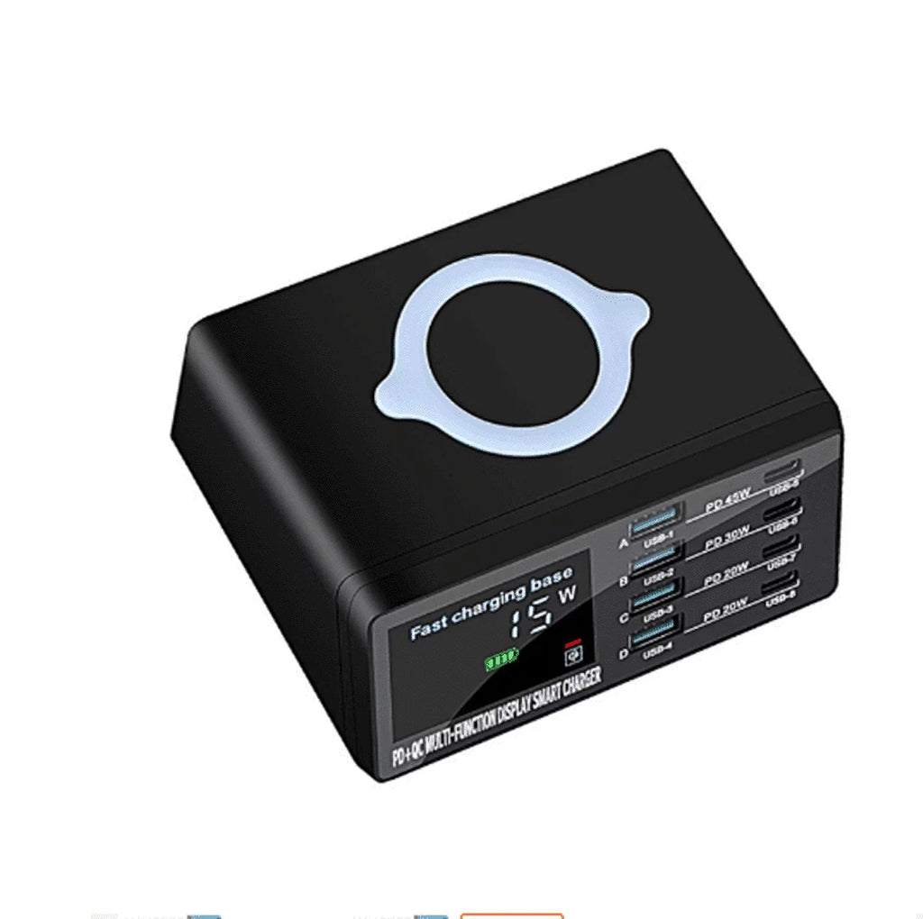 RIWPKFH 110W USB Charger Adapter Wireless Charger Charging Station PD USB C Fast Phone Charger For iPhone 13 12 11  Huawei