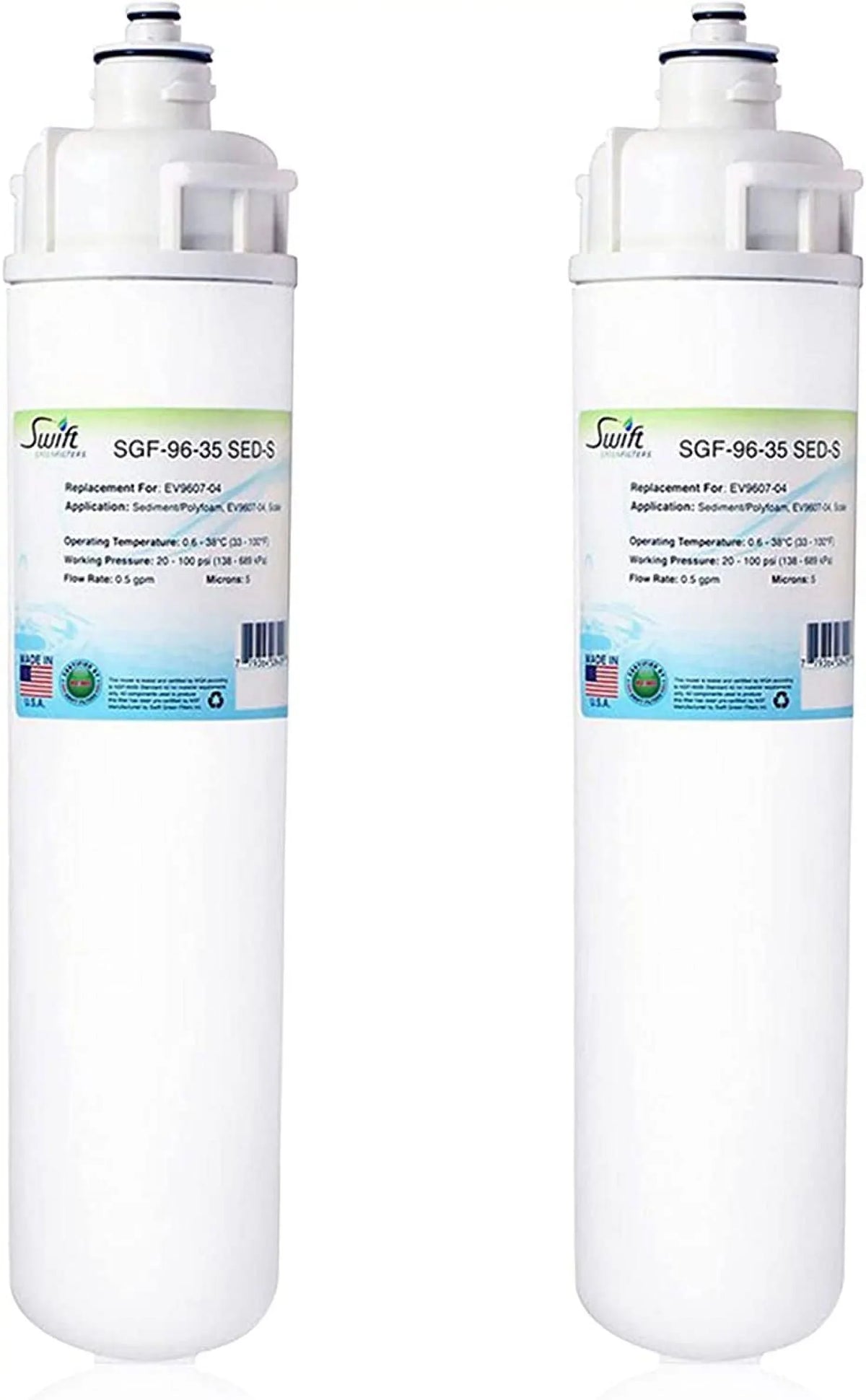 Swift Green Filters SGF-96-35 SED-S suitable Commercial moisture Filter for EV9607-04 (2 Pack),Made in USA