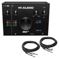 M-Audio AIR 192 | 4 2-In/2-Out 24/192 USB Audio Interface with Interconnect Cables Package