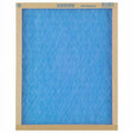 True Blue 116241 16" x 24" x 1" Flat Panel Spun Fiberglass Disposable Furnace Air Filter MERV 2 - Quantity of 12