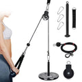 Tomfoto Pulley Cable Machine Attachment System with Upgraded Loading Pin Super-Silent Detachable 360 Degree Rotation Pulley  Fitness Arm Biceps Triceps Strength Training Home Gym Workout Equipment