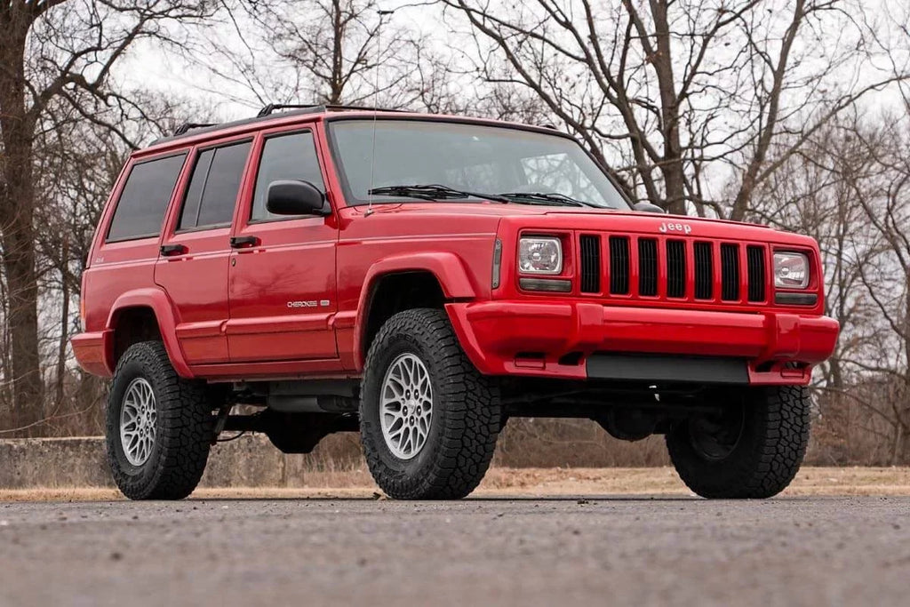 Rough Country 3" Lift Kit (fits) 1984-2001 Jeep Cherokee XJ | N3 Shocks | Add Leaf Series II Suspension | 670XN2