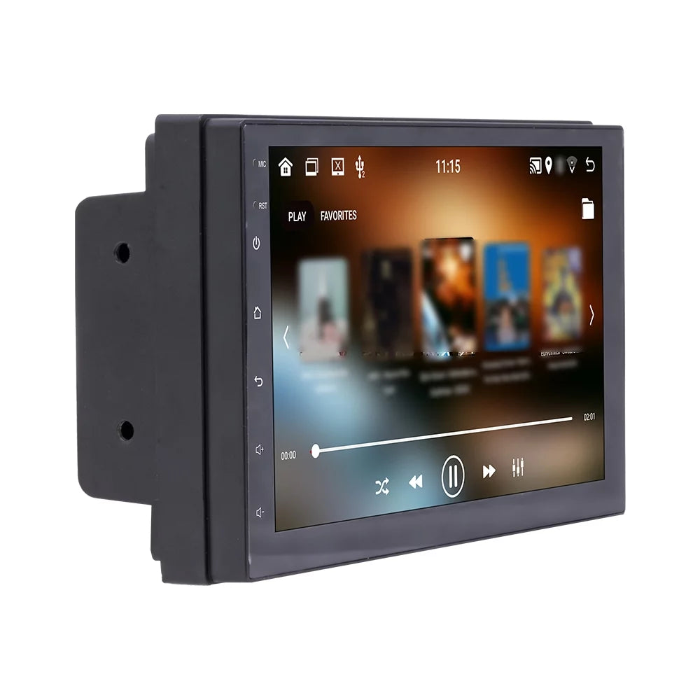 Docooler Android 11 Car Stereo Double Din GPS Navigation  Radio with 7 Inch Touchscreen Support WIFI/AUX/U-Disk/Phone Link/Hands-Free Calling/Reverse Picture/Steering Wheel Control with Backup Camera