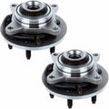 JADODE 515079 Front Wheel Bearing 6 Lugs Wheel Hub Bearing Assembly Replacement for  F-150 2005-2008, Lincoln Mark LT 2006-2008 Wheel Bearing w/ABS, 4WD 2PC