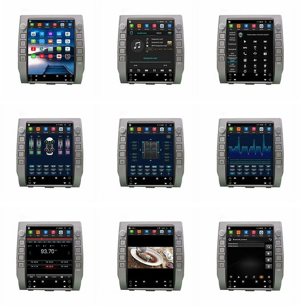 Android Car Stereo For  Tundra 2014-2020 Car Radio , Built-in Carplay Android Auto , 4GB+64GB 12.1 Inch Head Unit Multimedia Player