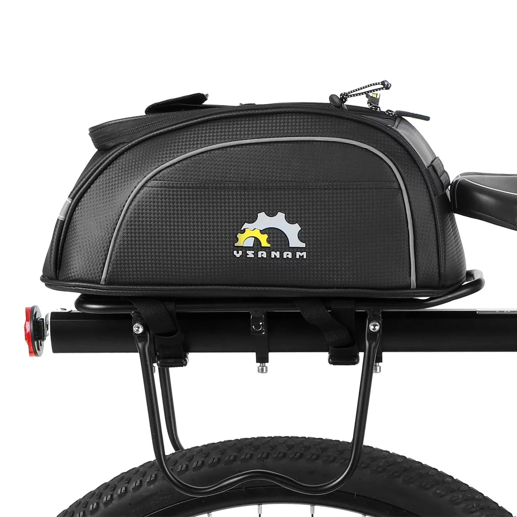 Tomshoo Waterproof Cycling Insulated Cooler Bag MTB Bike Trunk Bag Rear Rack Bag Storage Luggage Carrier Bag Pannier