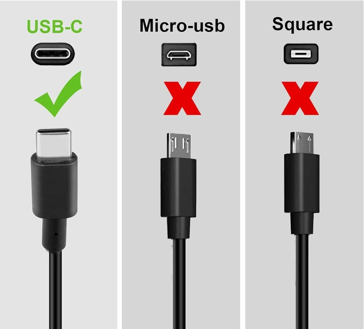Guy-Tech 65W Max Type-C Adapter suitable for  XPS 13 7390 2-in-1 Power Supply